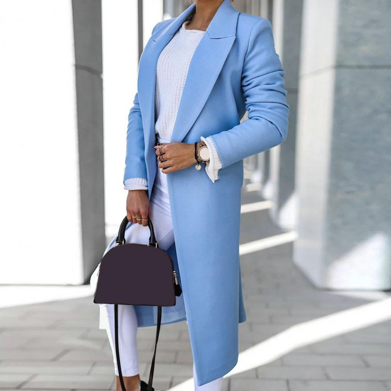 Palton de iarnă la modă, antirid, pardesiu de doamnă, rezistent la uzură, pardesiu de toamnă, stil formal, pardesiu de iarnă pentru cumpărături