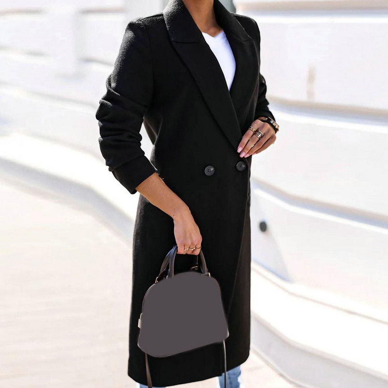 Palton de iarnă la modă, antirid, pardesiu de doamnă, rezistent la uzură, pardesiu de toamnă, stil formal, pardesiu de iarnă pentru cumpărături