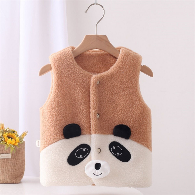 2023. Novi dječji janjeći baršunasti prsluk Dječji mekani dvostrani lagani prsluk Dječaci na otvorenom u slatkim bojama Djevojčice u zatvorenom prostoru Održava toplinu