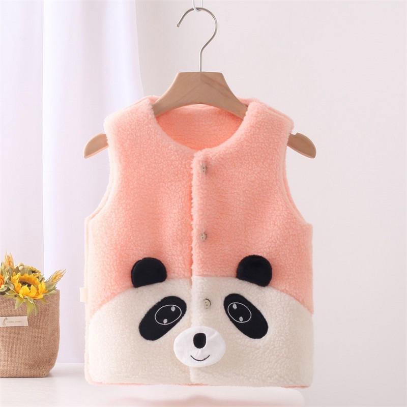 2023. Novi dječji janjeći baršunasti prsluk Dječji mekani dvostrani lagani prsluk Dječaci na otvorenom u slatkim bojama Djevojčice u zatvorenom prostoru Održava toplinu