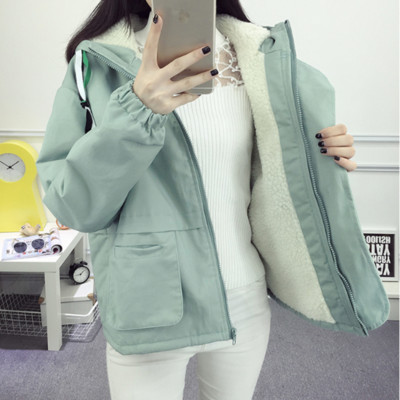 Ženska jakna Nova zimska ženska parka Inner Debela janjeća vuna Održava toplinu Kaput Ženska pamučno podstavljena jakna Kratki Dugi kaputi A