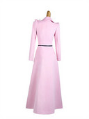 2023 Jesen Zima Novi ženski modni vuneni kaput dugih rukava s prorezima s reverima temperamenta uskog struka s džepnim džepovima