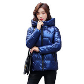 Ženska zimska jakna 2022. Nova kratka pamučna jakna Ženski široki pamučni kaput Deblji kaputi Ženske parke s kapuljačom 5XLA249