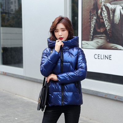 Ženska zimska jakna 2022. Nova kratka pamučna jakna Ženski široki pamučni kaput Deblji kaputi Ženske parke s kapuljačom 5XLA249