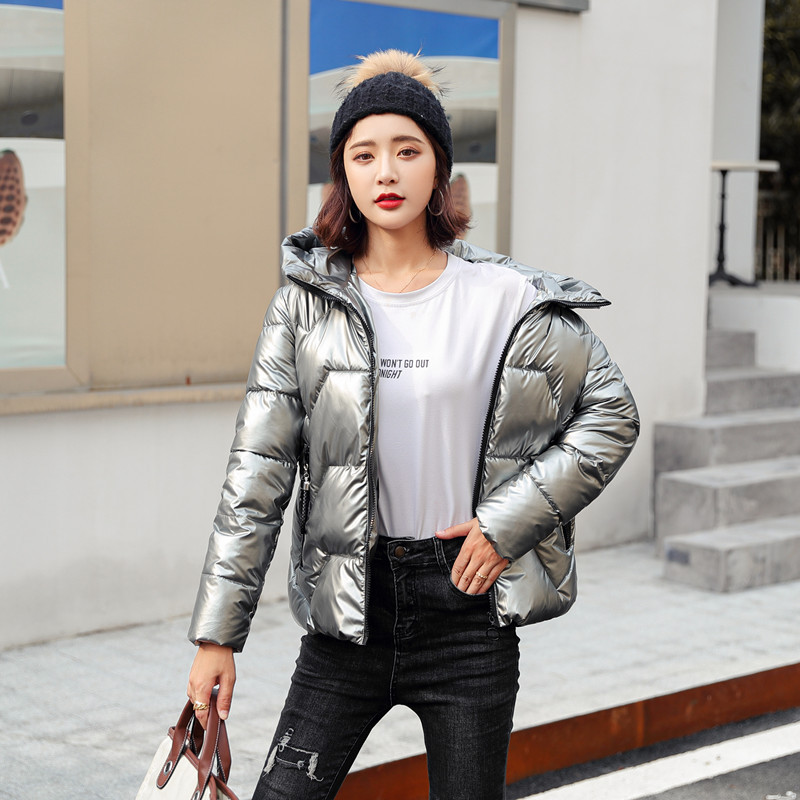 Ženska zimska jakna 2022. Nova kratka pamučna jakna Ženski široki pamučni kaput Deblji kaputi Ženske parke s kapuljačom 5XLA249