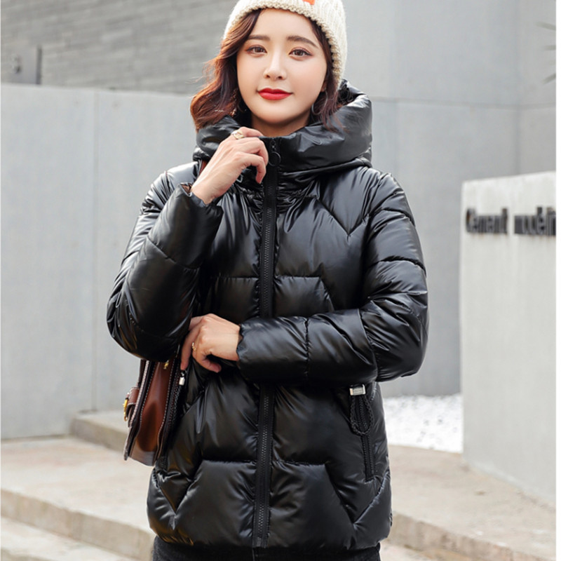 Ženska zimska jakna 2022. Nova kratka pamučna jakna Ženski široki pamučni kaput Deblji kaputi Ženske parke s kapuljačom 5XLA249