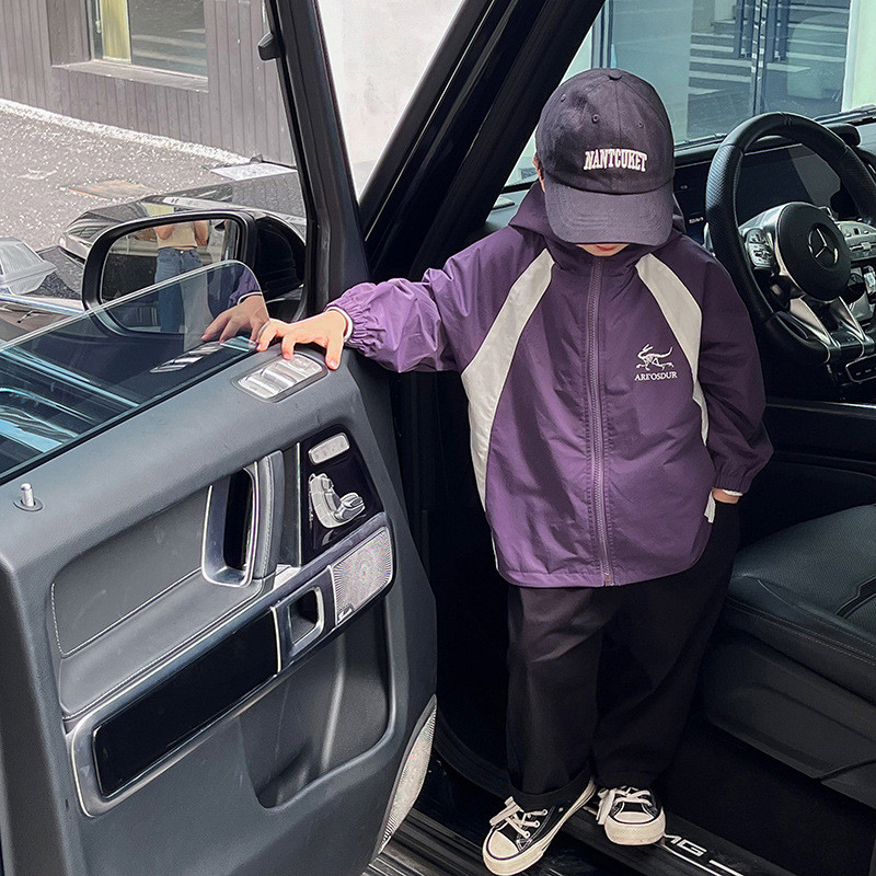 Îmbrăcăminte exterioară pentru copii 2023 Toamna Nou Cool Top Brodat Băieți Charge Fashion îmbrăcăminte exterioară 278