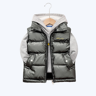 Jesen Zima Dječji prsluk Modna jakna bez rukava za djevojčice Dječaci Pamučni prsluk Kaputi 3-10 godina Dječja gornja odjeća Odjeća