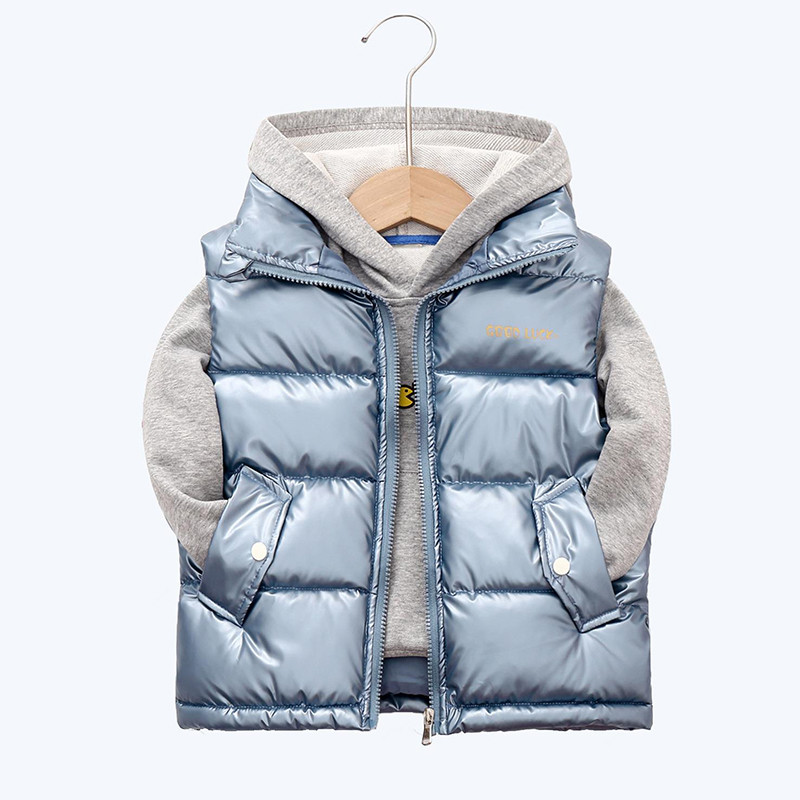 Jesen Zima Dječji prsluk Modna jakna bez rukava za djevojčice Dječaci Pamučni prsluk Kaputi 3-10 godina Dječja gornja odjeća Odjeća