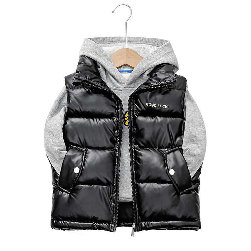 Jesen Zima Dječji prsluk Modna jakna bez rukava za djevojčice Dječaci Pamučni prsluk Kaputi 3-10 godina Dječja gornja odjeća Odjeća