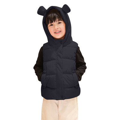 Prsluk za djevojčice Zimski dječji lagani kaputi s kapuljačom s ušima Jakna za djevojčice Slatka dječja odjeća za dječake Kaput