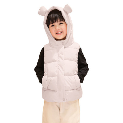 Prsluk za djevojčice Zimski dječji lagani kaputi s kapuljačom s ušima Jakna za djevojčice Slatka dječja odjeća za dječake Kaput