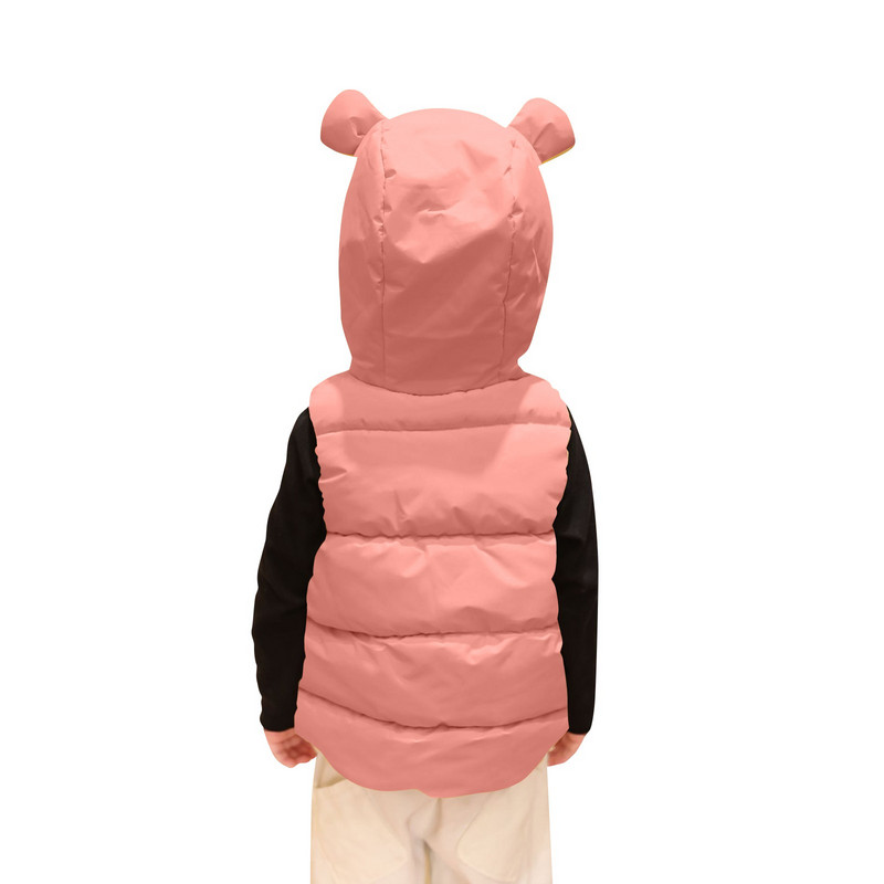 Prsluk za djevojčice Zimski dječji lagani kaputi s kapuljačom s ušima Jakna za djevojčice Slatka dječja odjeća za dječake Kaput