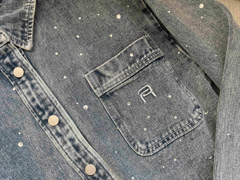 Jachetă de jeans Megeara Y2K Haine de modă pentru femei High Street Streetwear Jachetă de top cu mânecă lungă