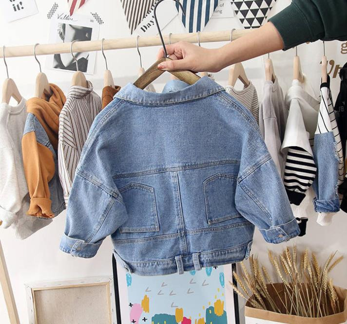 Koreja Novo jesensko proljeće, dječja traper jakna za dječake, modna traperica, kaput s jednobojnim džepovima, dječji kaput, dječja odjeća za dječake, gornja dječja odjeća