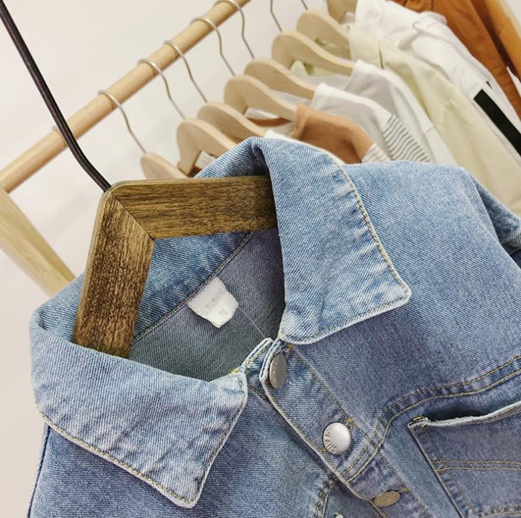 Koreja Novo jesensko proljeće, dječja traper jakna za dječake, modna traperica, kaput s jednobojnim džepovima, dječji kaput, dječja odjeća za dječake, gornja dječja odjeća