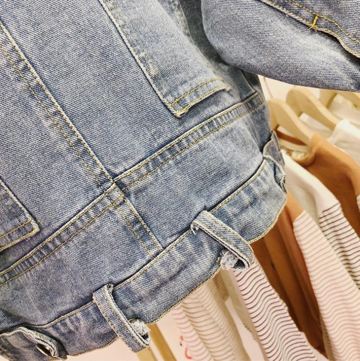 Koreja Novo jesensko proljeće, dječja traper jakna za dječake, modna traperica, kaput s jednobojnim džepovima, dječji kaput, dječja odjeća za dječake, gornja dječja odjeća