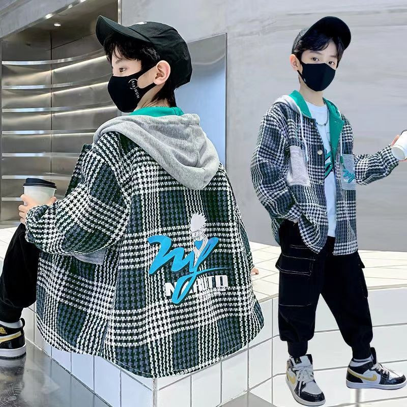 2023 m. madingas pavasario sportinis paltas su kietu striuke mergaičių berniukų vaikiški drabužiai striukės paaugliams drabužiai vaikiški viršutiniai drabužiai rudeniniai paltai