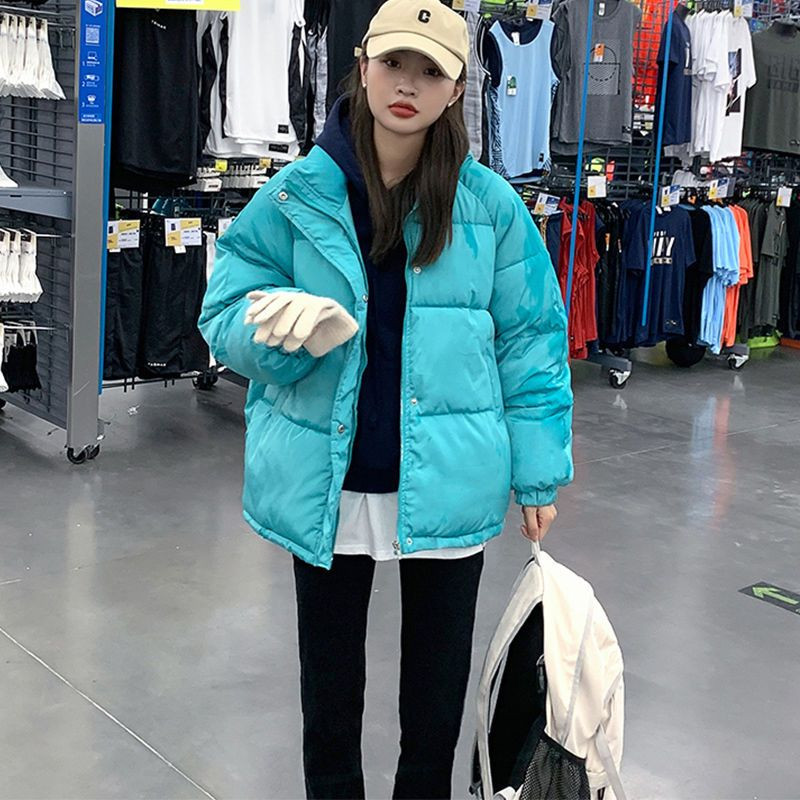 Zimska parka s kapuljačom Jakna Kaput Ženska podstavljena jakna Kaput s patentnim zatvaračem Ležerna prevelika jednobojna ženska topla odjeća