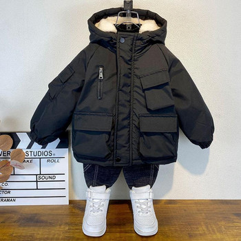 Νέο Boy Jacket Fleece Παιδικά Παλτό Παιδικά Εξωτερικά Ενδύματα Φθινόπωρο Χειμώνας 2022-W023A
