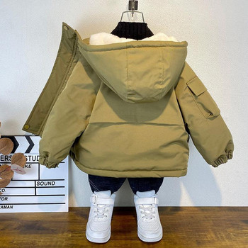 Νέο Boy Jacket Fleece Παιδικά Παλτό Παιδικά Εξωτερικά Ενδύματα Φθινόπωρο Χειμώνας 2022-W023A