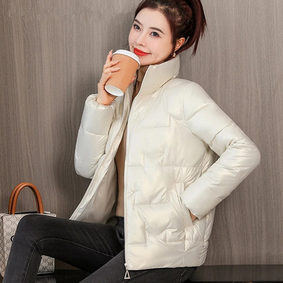 Moteriškas trumpas medvilninis paltas, 2023 m., žiema, naujas korėjietiškas „Parkas“ laisvas medvilninis moteriškas striukė, apatinis drabužis