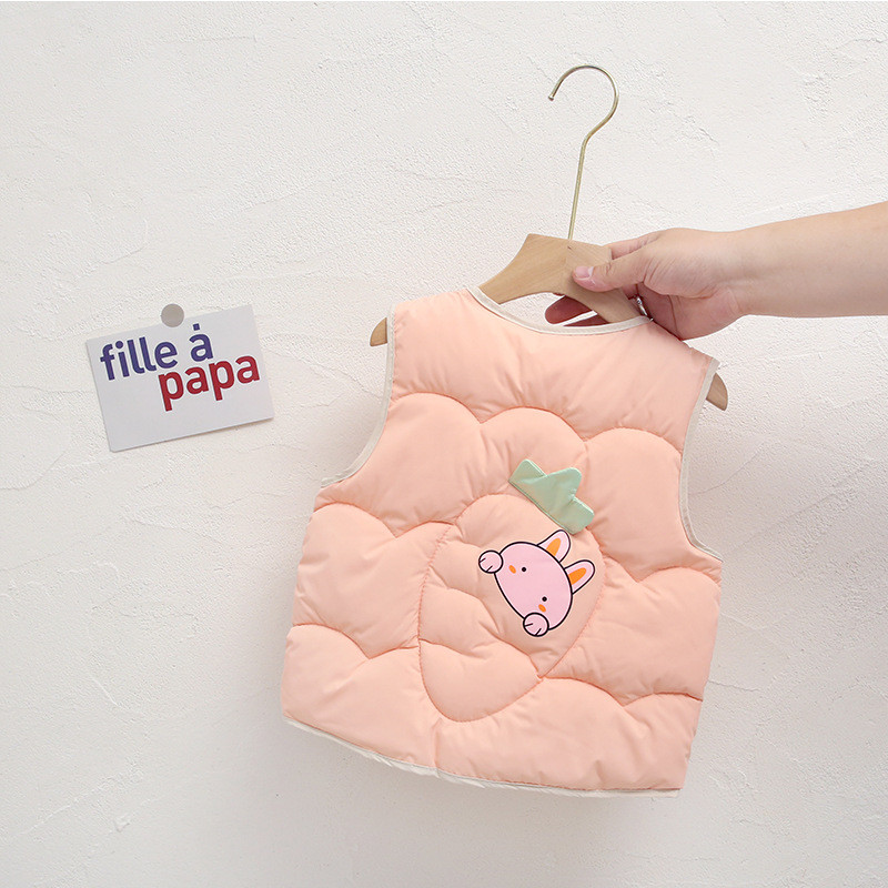 Zimski dječji topli prsluk za dječake, djevojčice, pamučni, mekani prsluk, dječja jakna bez rukava, gornja odjeća, odjeća za malu djecu