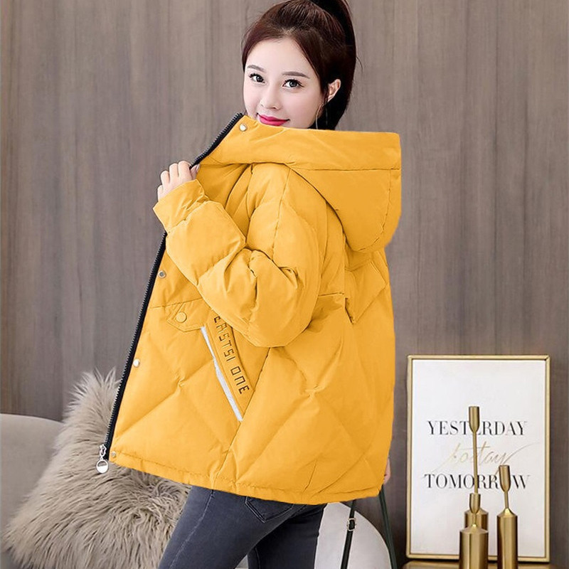 Nove parke Ženska zimska jakna iz 2023. Korejska široka pamučna jakna dugih rukava s kapuljačom Snježni kaput Deblja topla gornja odjeća za parke