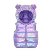 Dječji prsluk za djevojčice i dječake od 1 do 7 godina, zimska modna topla jakna bez rukava s kapuljačom, nova dječja odjeća Beibei