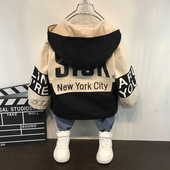Jacheta pentru baieti Primavara si toamna Moda Jacheta pentru bebelusi Casual Simplu Confortabil Top pentru copii