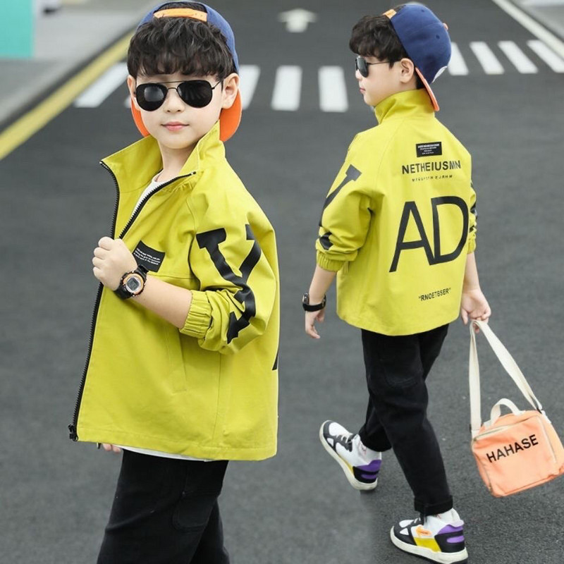 Îmbrăcăminte pentru copii Jachetă de primăvară și toamnă pentru băieți Stil străin Moda nouă Jachetă pentru copii 4-6 8 10 12 Vârste Jachetă de iarnă pentru bebeluși