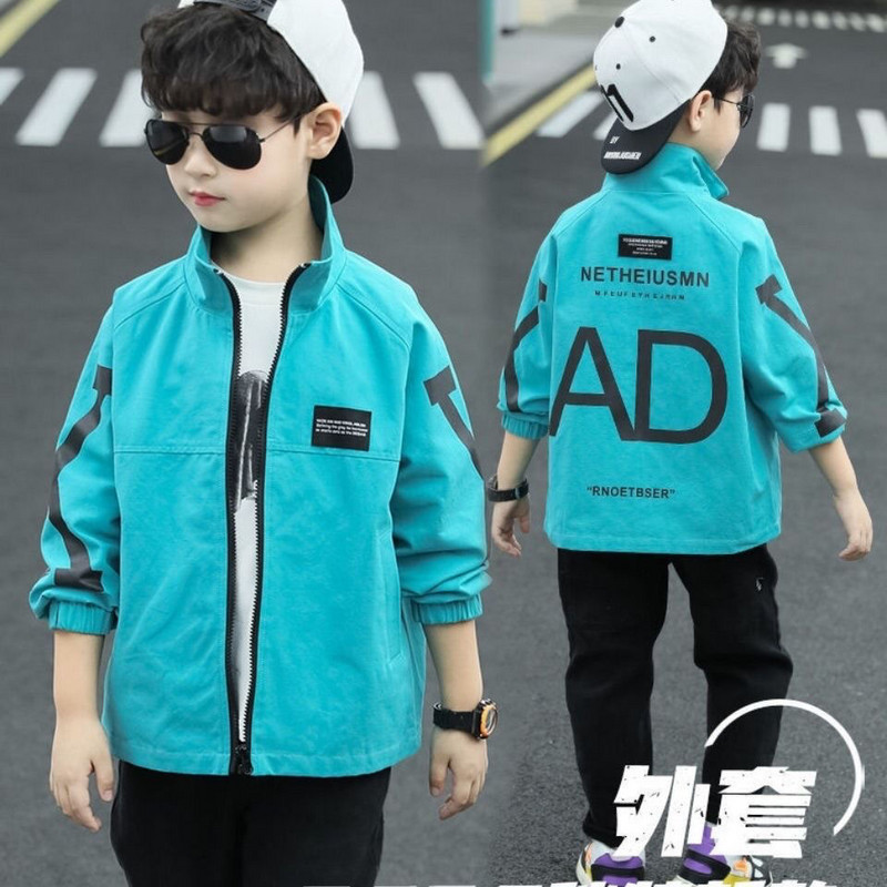 Îmbrăcăminte pentru copii Jachetă de primăvară și toamnă pentru băieți Stil străin Moda nouă Jachetă pentru copii 4-6 8 10 12 Vârste Jachetă de iarnă pentru bebeluși