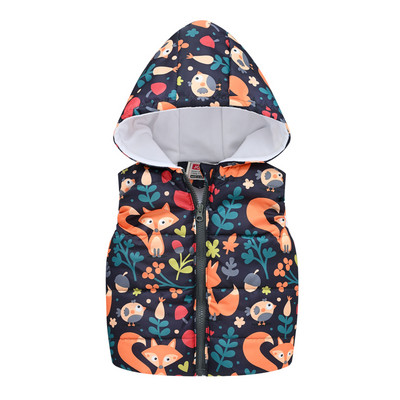 Ar kapuci silta zīdaiņu zēnu jaka bez piedurknēm maziem bērniem, veste, veste, flīsa odere, topi unisex mētelis, meitenes silti virsdrēbes, maskēšanās