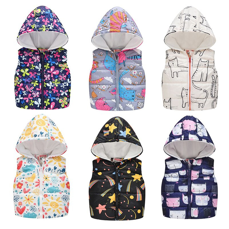 Ar kapuci silta zīdaiņu zēnu jaka bez piedurknēm maziem bērniem, veste, veste, flīsa odere, topi unisex mētelis, meitenes silti virsdrēbes, maskēšanās
