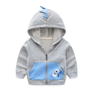 Jachetă pentru copii primăvară toamnă 3-11 ani bumbac fete îmbrăcăminte exterioară cu glugă mânecă lungă desene animate buzunar cu fermoar haine pentru copii Y48