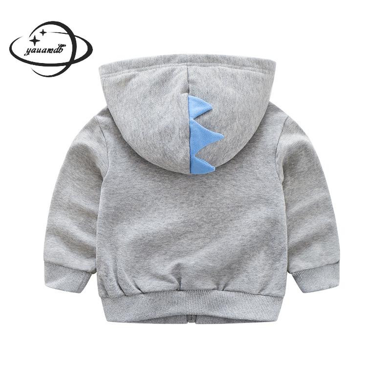 Jachetă pentru copii primăvară toamnă 3-11 ani bumbac fete îmbrăcăminte exterioară cu glugă mânecă lungă desene animate buzunar cu fermoar haine pentru copii Y48