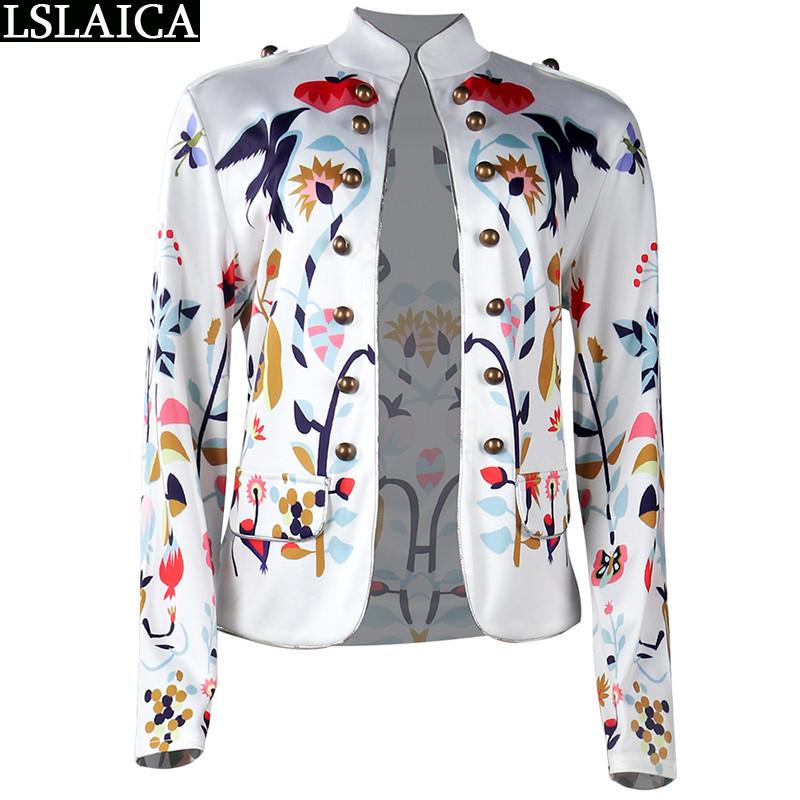 Vairumtirdzniecība un piegāde Sieviešu mēteļi ar dubultām lāpstiņām, dekorēts ar garām piedurknēm sieviešu ikdienas krekls ar apdruku, elegants sieviešu žakete