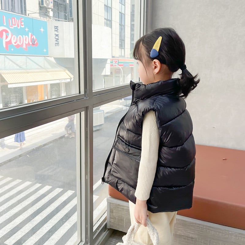 Žieminės liemenės mergaitei, žieminiai drabužiai, vaikiški, liemenės, vaikiški drabužiai mažylio liemenė berniuko striukė vaikams medvilniniai viršutiniai drabužiai