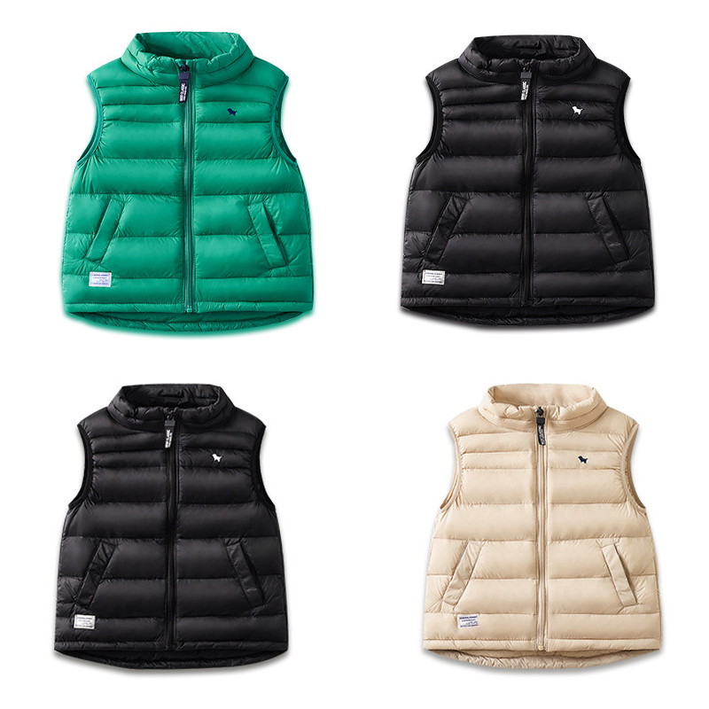 Dječaci i djevojčice zimski plus baršunasti topli prsluk 3-10 godina star korejska verzija jakne bez rukava modna dječja odjeća 2023.