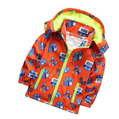 Rajzfilm autós kapucnis dzsekik fiúknak kabát fiúknak Felsőruházat baba dzseki gyerekeknek vízálló széldzseki gyermekruházat 2021 tavasz