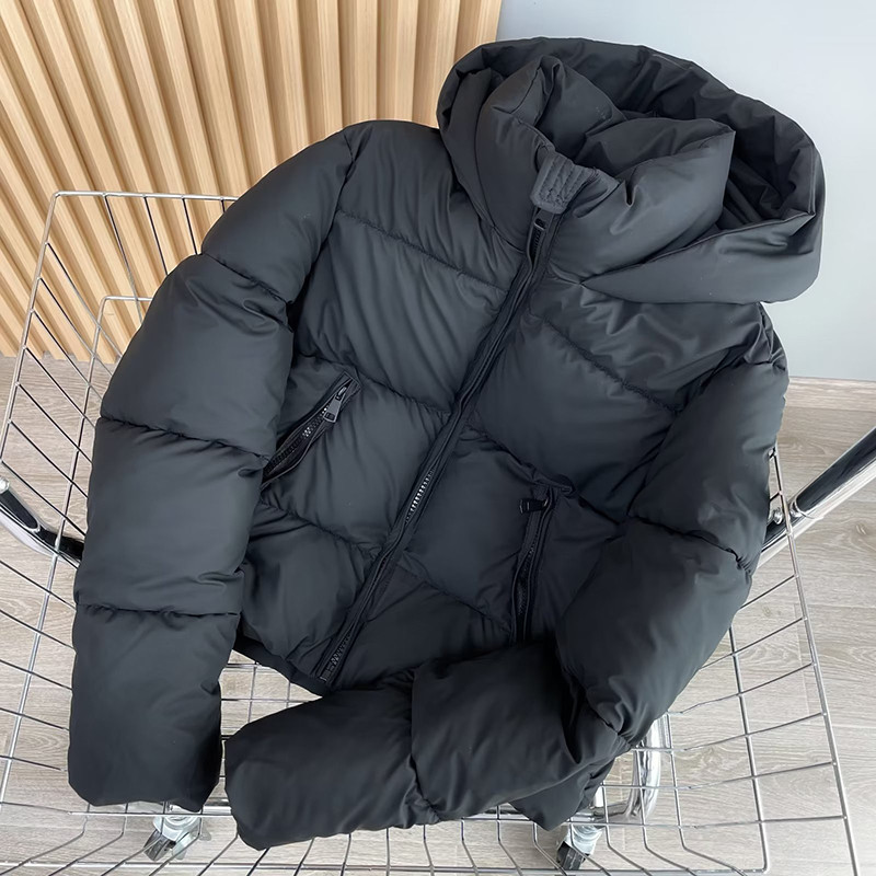 Ženske zimske jakne Vintage džepovi s kapuljačom Pamučno podstavljeni kaputi Modne tople debele crne parke Ženska gornja odjeća Ležerne majice