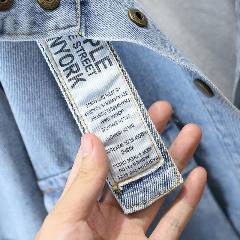 Jachetă de blugi Mantouri Streetwear Primăvară Toamnă Nou Băiat în aer liber 2023 Ocazional All-Match Sport Lejer Îmbrăcăminte Cool Tide Haine la modă