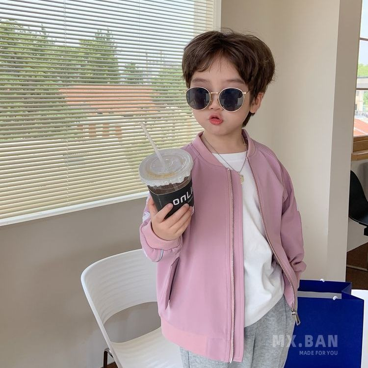 Gornja odjeća za dječake 2023. Puni rukavi, ovratnik s patentnim zatvaračem i O-izrezom Jednobojna, mekana, udobna, modno dizajnirana, ležerna, unikatna, dječja, dječja