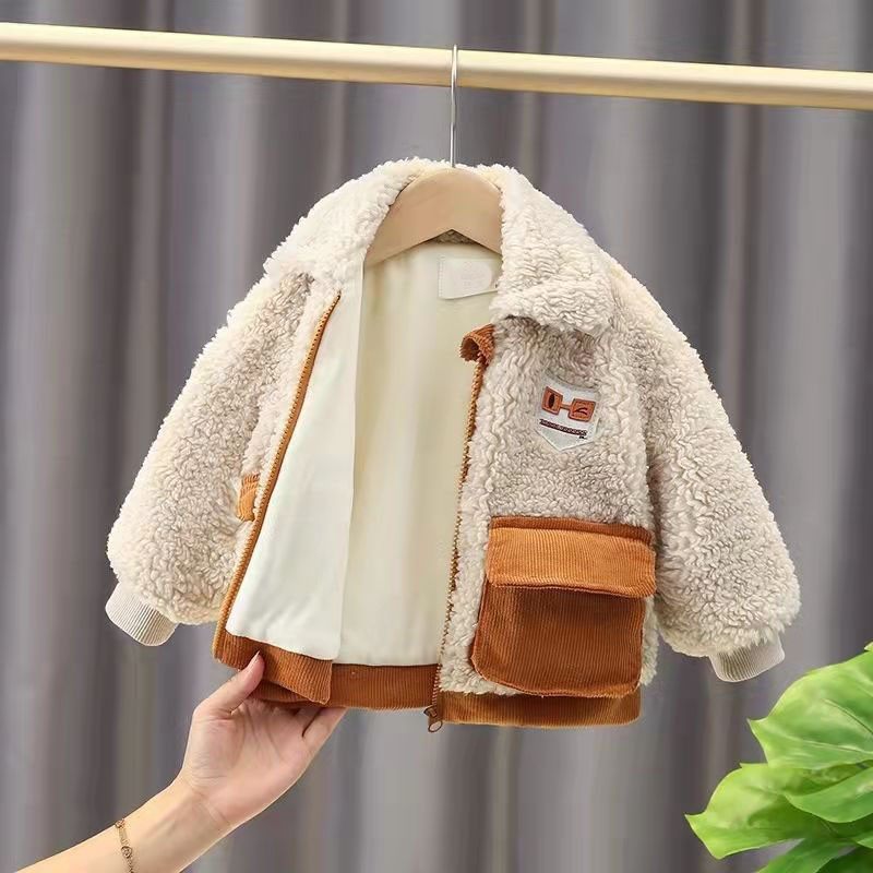 Jakna za dječake Debela topla dječja odjeća Zimske dječje jakne Gornja odjeća za malu djecu Kaput od flisa