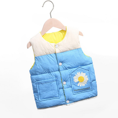 2021, topli prsluk za dječake, djevojčice, slatki prsluk iz crtića, gornja odjeća s podstavljenom pamukom, dječje jakne za dječake za 2-8 godina