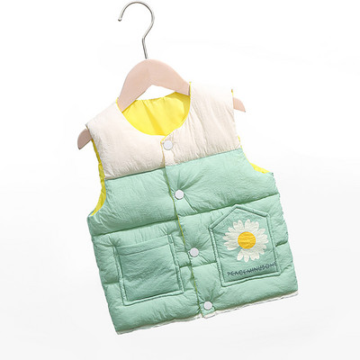 2021, topli prsluk za dječake, djevojčice, slatki prsluk iz crtića, gornja odjeća s podstavljenom pamukom, dječje jakne za dječake za 2-8 godina