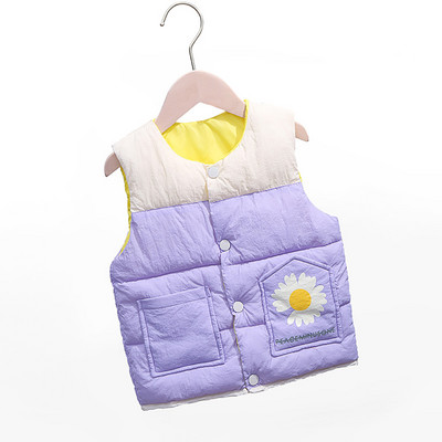 2021, topli prsluk za dječake, djevojčice, slatki prsluk iz crtića, gornja odjeća s podstavljenom pamukom, dječje jakne za dječake za 2-8 godina