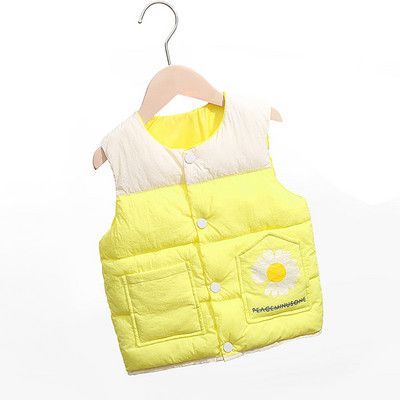 2021, topli prsluk za dječake, djevojčice, slatki prsluk iz crtića, gornja odjeća s podstavljenom pamukom, dječje jakne za dječake za 2-8 godina