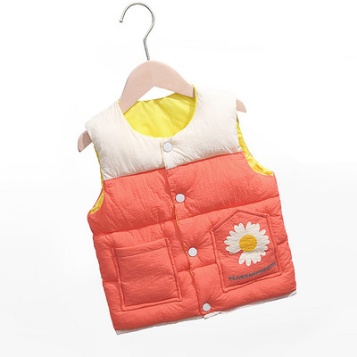 2021, topli prsluk za dječake, djevojčice, slatki prsluk iz crtića, gornja odjeća s podstavljenom pamukom, dječje jakne za dječake za 2-8 godina