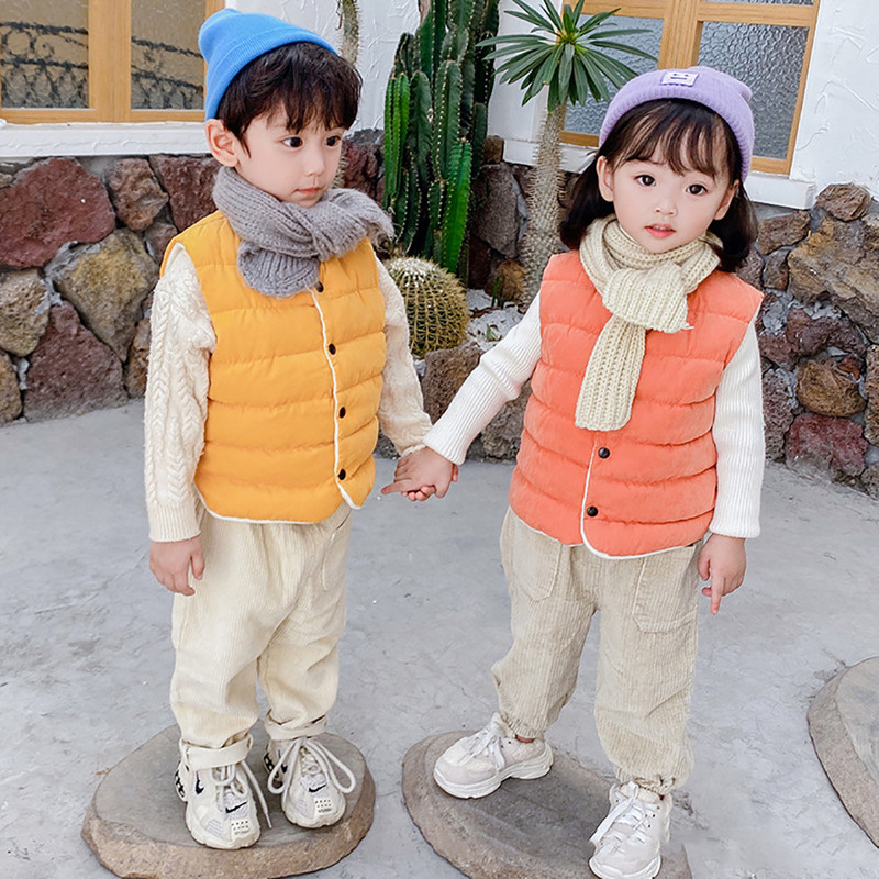 2021, topli prsluk za dječake, djevojčice, slatki prsluk iz crtića, gornja odjeća s podstavljenom pamukom, dječje jakne za dječake za 2-8 godina